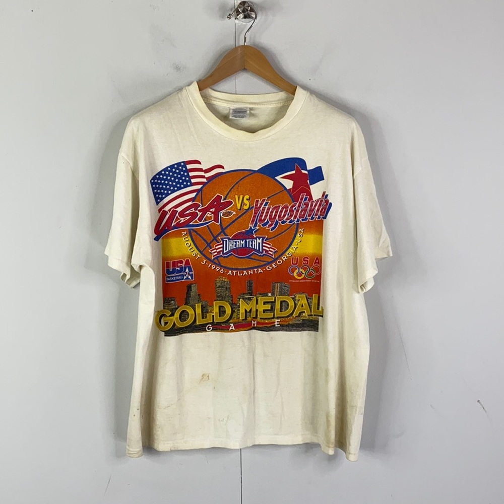 USA vs Yugoslavia Gold Medal 1996 Game Shirt